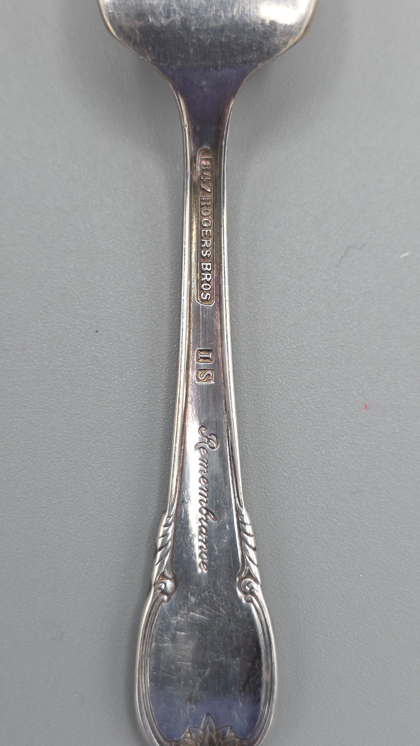 Antique Silver Baby Cup with 1847 Rogers Bros “Remembrance” Fork & Knife – LeHue Exclusive