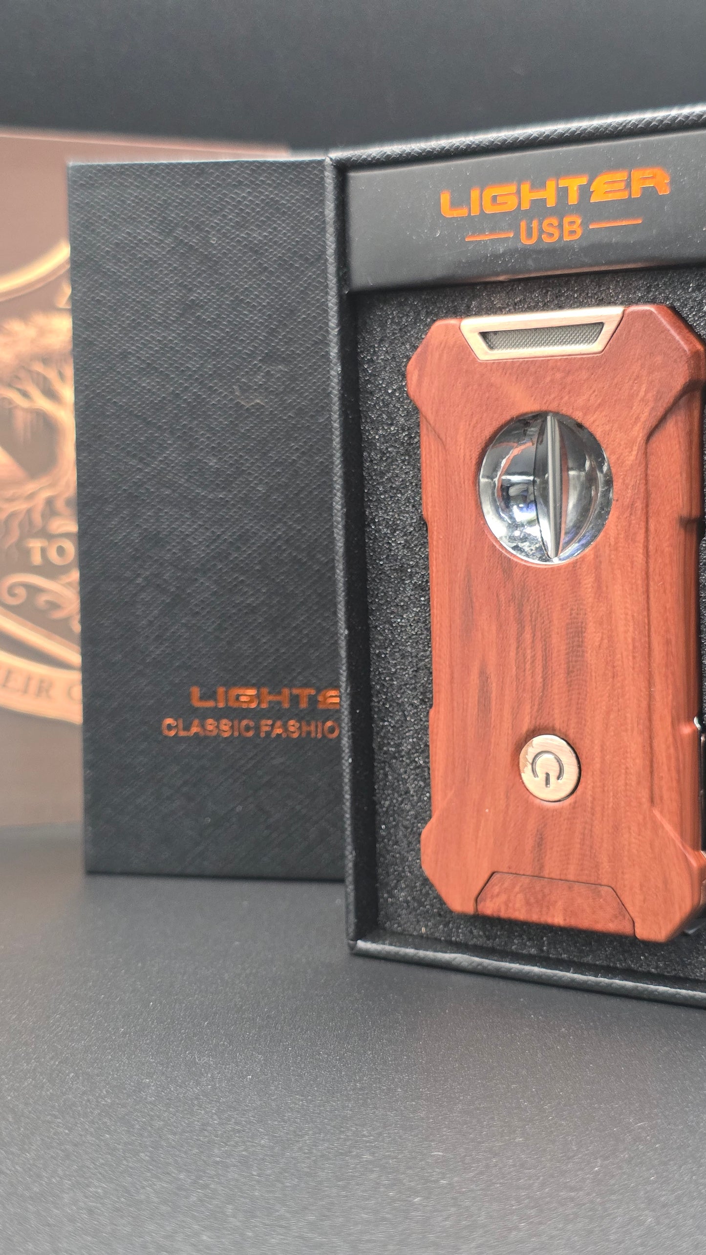 Dual Torch 5-in-1 Lighter – Cutter, Punch, Holder & USB-C Rechargeable