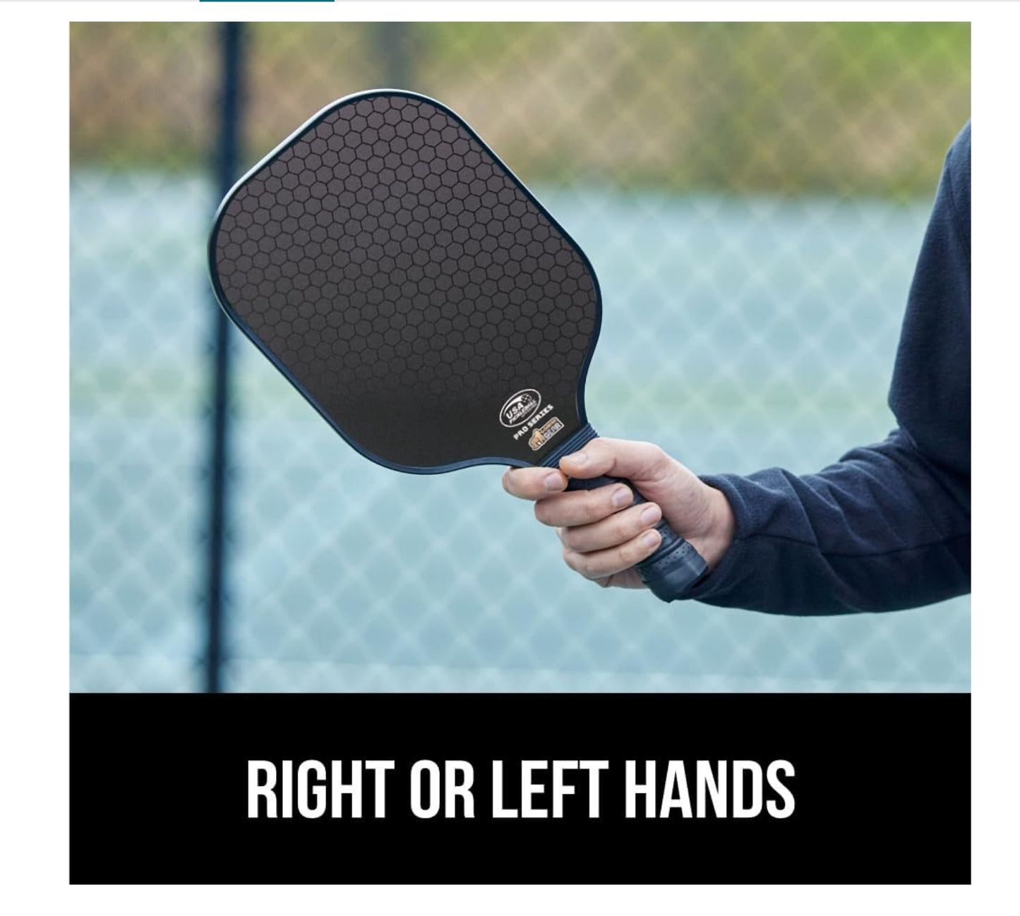 Gorilla Gear USAPA Approved Pickleball Set – 2 Fiberglass Paddles, 4 Balls & Carry Bag | Pro Series