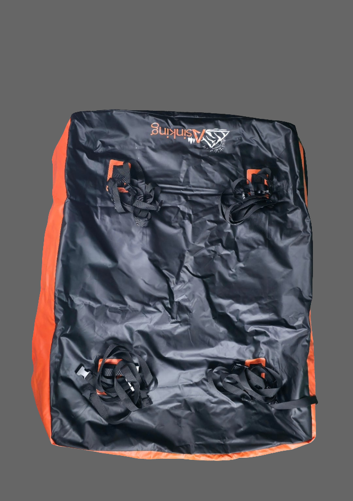 Asinking 21 Cu Ft Rooftop Cargo Bag | Waterproof Heavy-Duty 840D Car Roof Storage | Foldable Travel Luggage Carrier (Used – Bag Only)