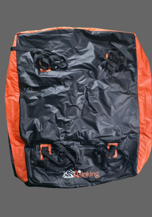 Asinking 21 Cu Ft Rooftop Cargo Bag | Waterproof Heavy-Duty 840D Car Roof Storage | Foldable Travel Luggage Carrier (Used – Bag Only)