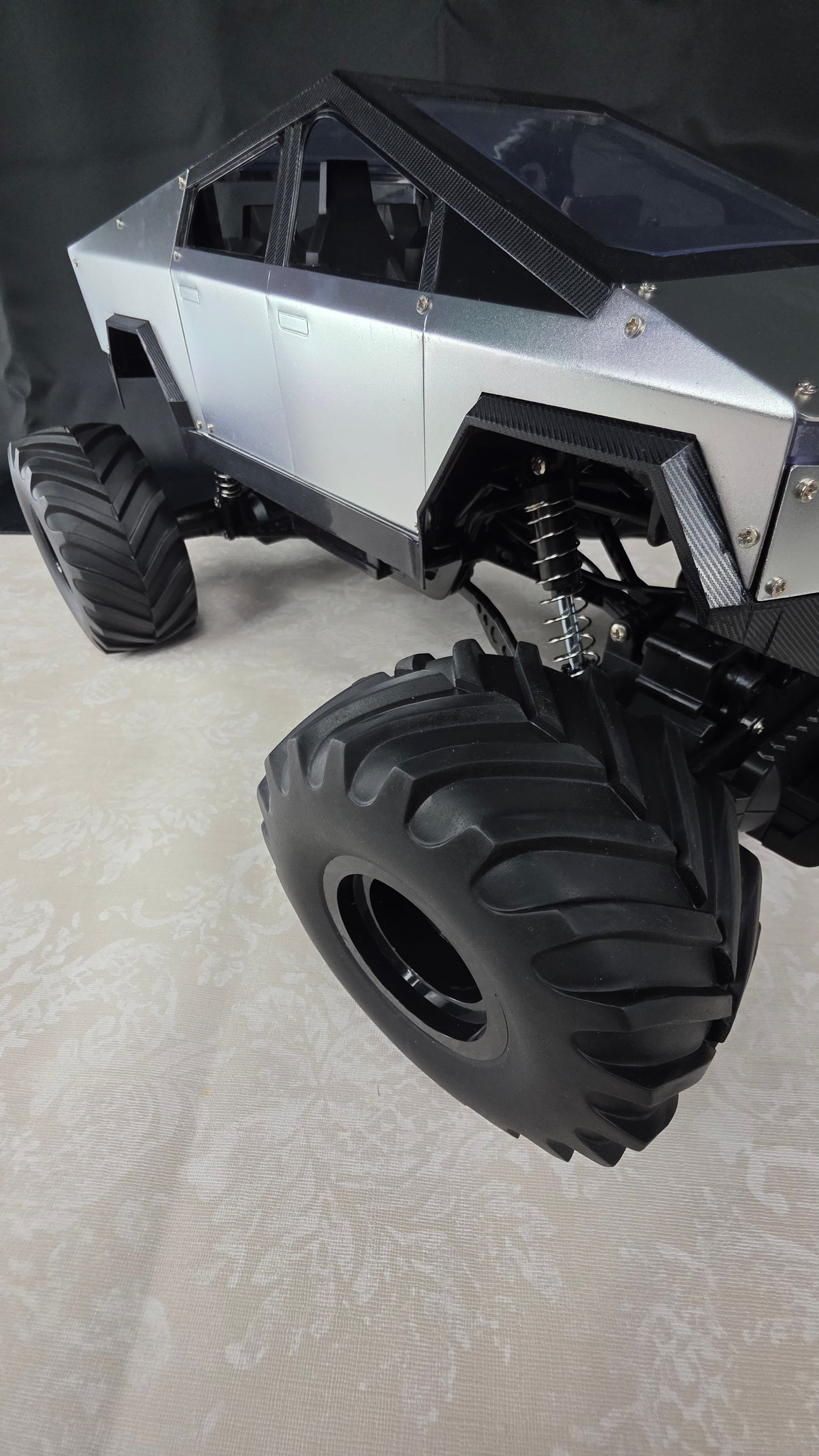 NQD 1:8 Big Cybertruck – XXX-Large 4WD Off-Road RC Truck with LED Headlights, Dual Motors, and Alloy Body | Shop LeHue Marketplace