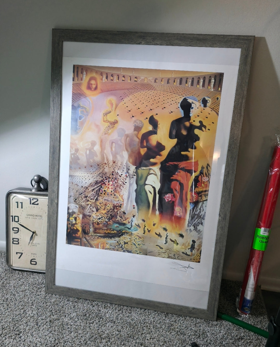 Salvador Dalí “The Hallucinogenic Toreador” Framed Art Print | 30.5" × 24" | Surrealist Wall Art |