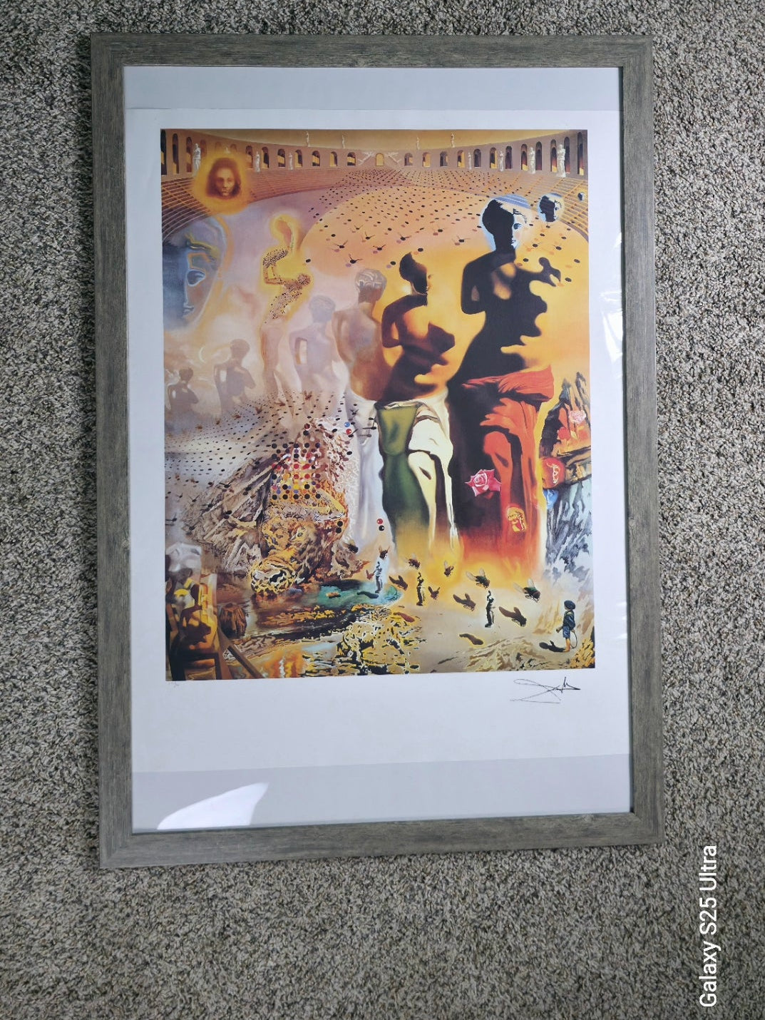 Salvador Dalí “The Hallucinogenic Toreador” Framed Art Print | 30.5" × 24" | Surrealist Wall Art |