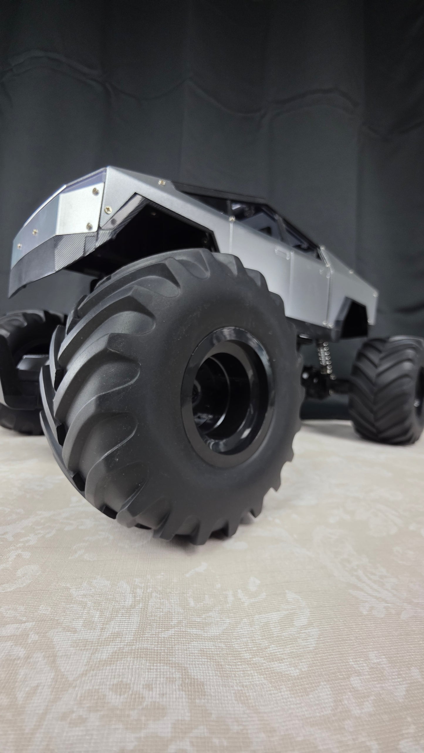 NQD 1:8 Big Cybertruck – XXX-Large 4WD Off-Road RC Truck with LED Headlights, Dual Motors, and Alloy Body | Shop LeHue Marketplace