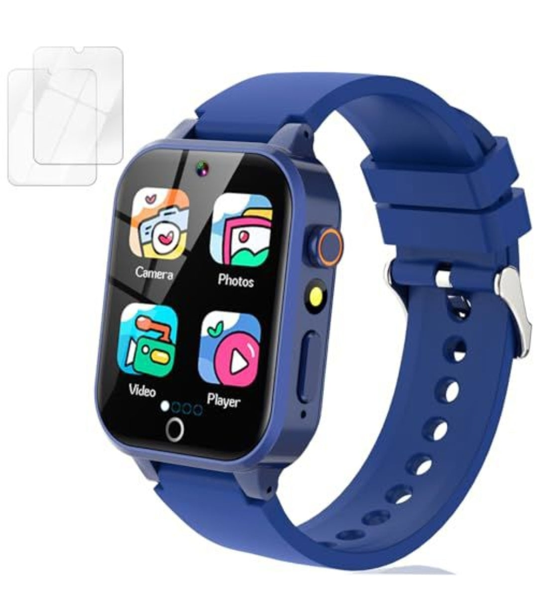 Kids Smart Watch with Camera, Games & Habit Tracker – Blue