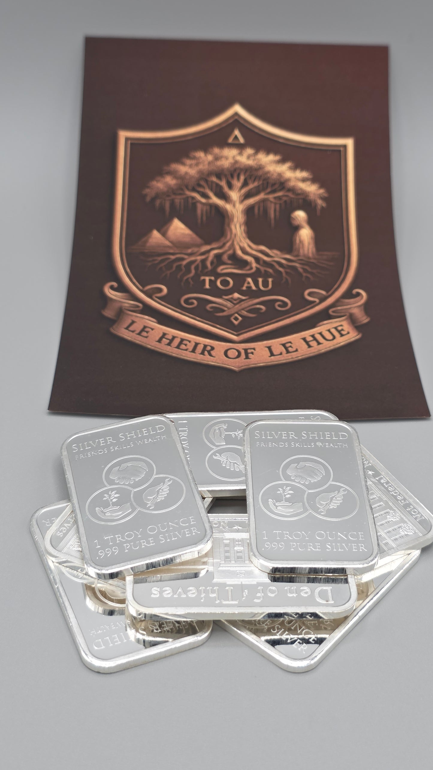 1 oz .999 Fine Silver – “Hue Drop” Collector’s Round