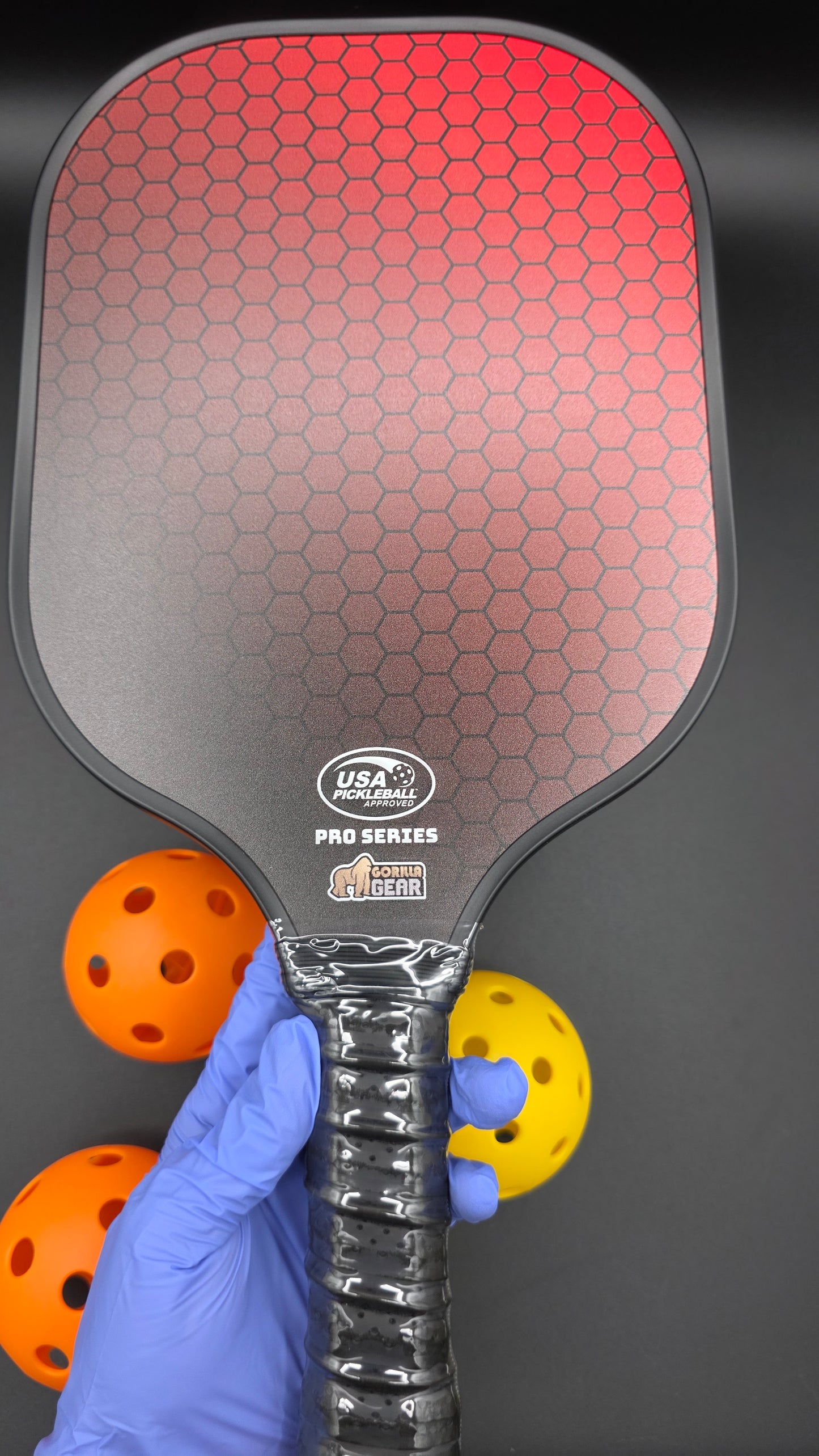 Gorilla Gear USAPA Approved Pickleball Set – 2 Fiberglass Paddles, 4 Balls & Carry Bag | Pro Series