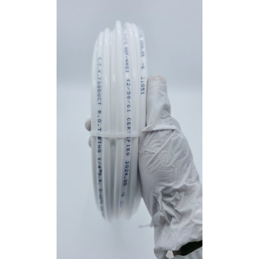 PureSec 1/4" NSF Certified RO Tubing – 100ft Flexible Water Line