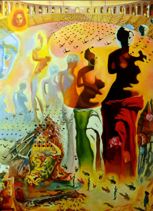 Salvador Dalí “The Hallucinogenic Toreador” Framed Art Print | 30.5" × 24" | Surrealist Wall Art |