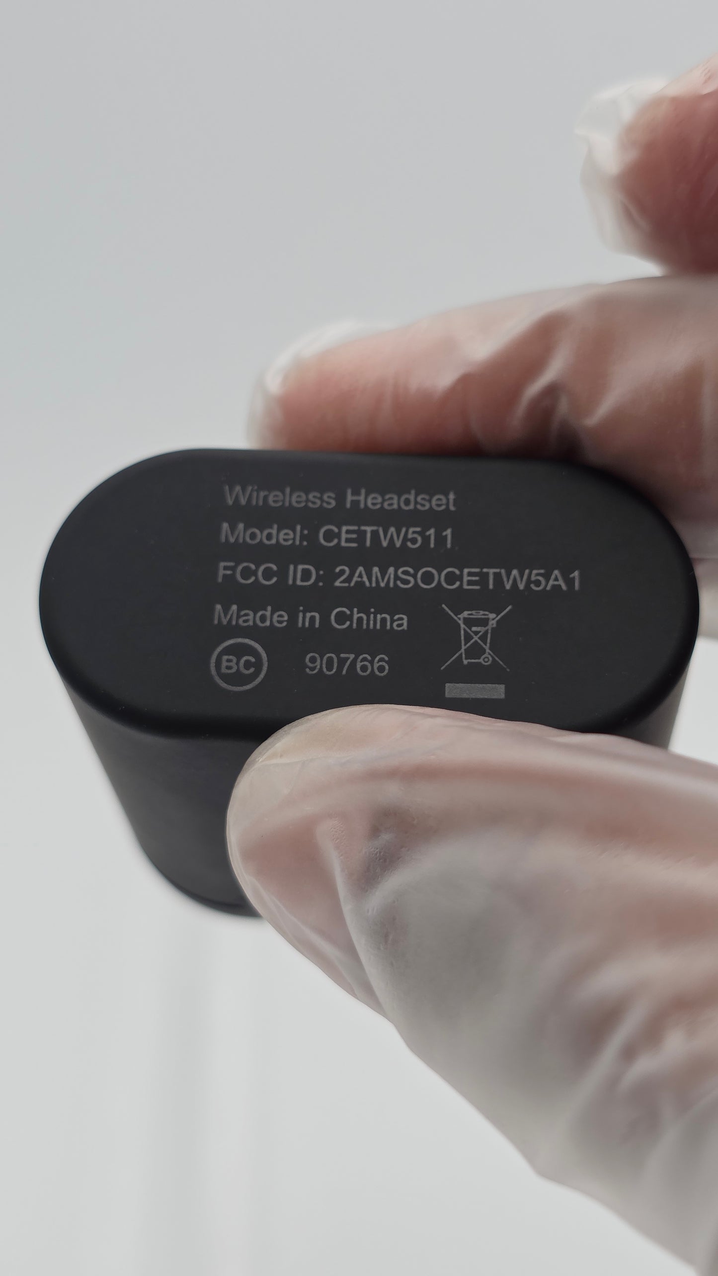 COBY Matte Black Wireless Earbuds – Bluetooth, Compact Charging Case (Model CETW511)