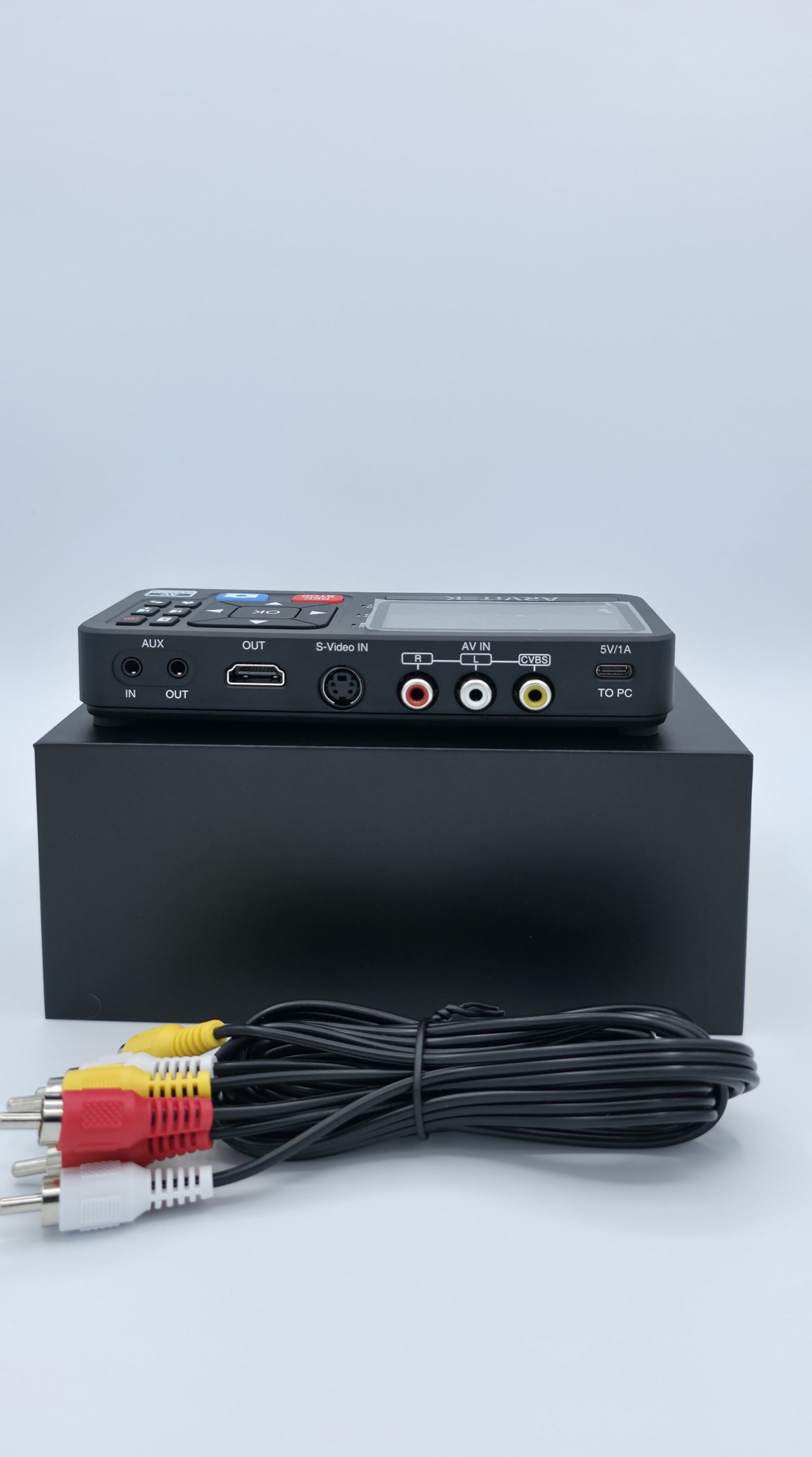 ARVITEK VHS to Digital Converter with Remote | 1080P Capture for VHS, VCR, DVD, DVR, Camcorders & Retro Consoles (Plug & Play)