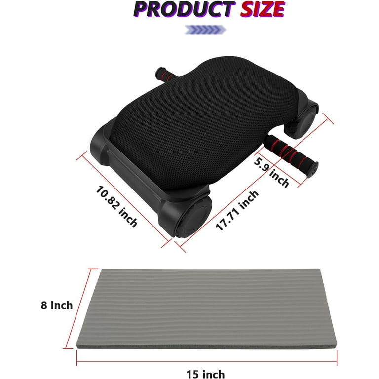 Ab Roller Wheel, Automatic Rebound Abdominal Core Workout Wheel