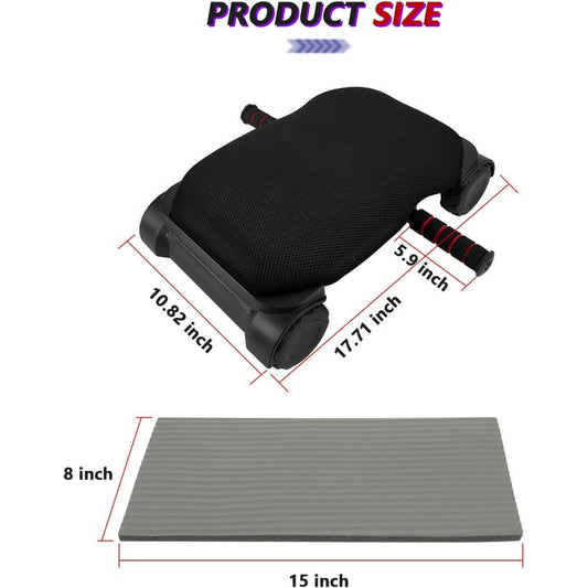 Ab Roller Wheel, Automatic Rebound Abdominal Core Workout Wheel